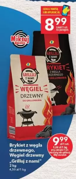 Brykiet z węgla drzewnego, Węgiel drzewny „Grilluj z nami”