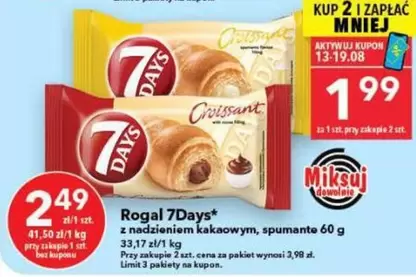 Rogał z nadzieniem kakaowym, spumante