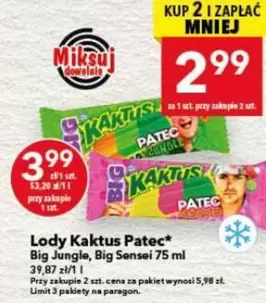Lody Kaktus Piatec
