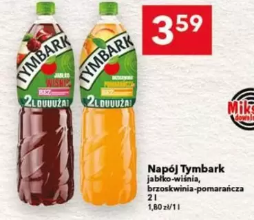 Wish - Napój Tymbark jabłko-wiśnia, brzoskwinia-pomarańcza