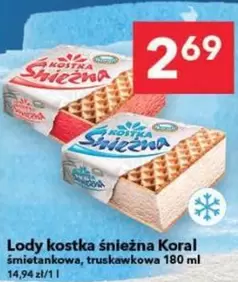 Lody kostka śnieżna