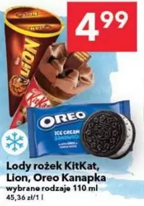 No - Lody rożek KitKat, Lion, Oreo Kanapka