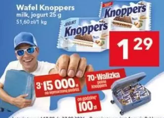 Wafel Knoppers milk, jogurt