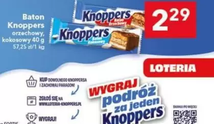 Baton Knoppers orzechowy, kokosowy
