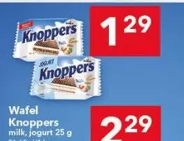 Wafel Knoppers milk, jogurt