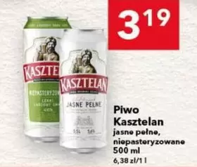 Piwo jasne pełne, niepasteryzowane