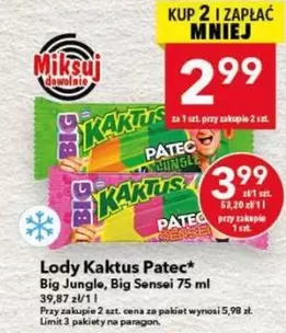 Lody Kaktus Piatec