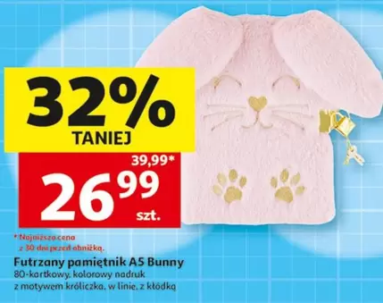 Pamiętnik A5 Bunny