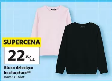 Bluza dziecięca bez kaptura