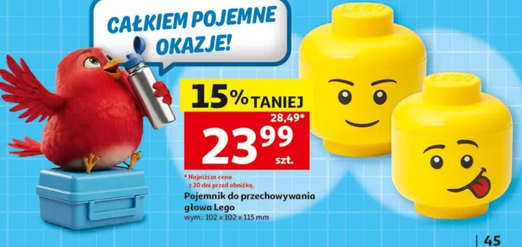Lego - Pojemnik do przechowywania głowa