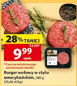 Burger - wołowy w stylu amerykańskim