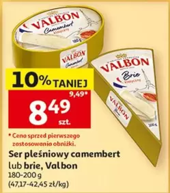 Ser pleśniowy camembert lub brie