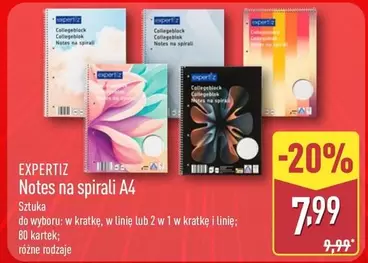 Notes na spirali A4
