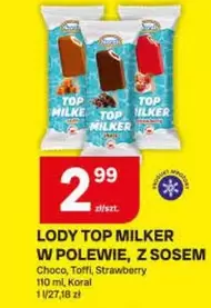 LODY TOP MILKER W POLEWIE, Z SOSEM