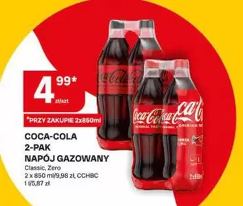 Coca Cola - 2-PAK NAPÓJ GAZOWANY Classic, Zero