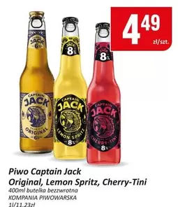 Piwo Captain Jack Original, Lemon Spritz, Cherry-Tini