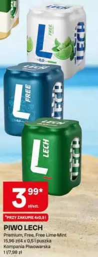 Lech - PIWO LECH Premium, Free, Free Lime Mint