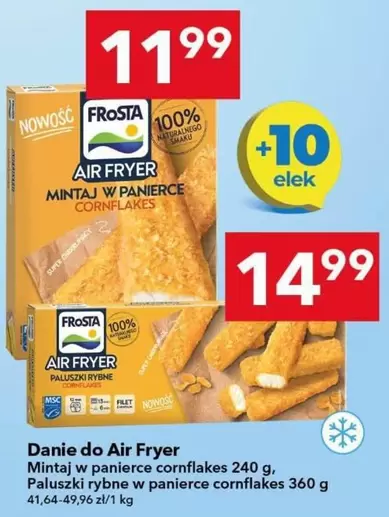 Mintaj w panierce cornflakes, Paluszki rybne w panierce cornflakes