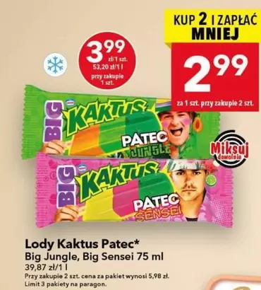 Lody Kaktus PATEC