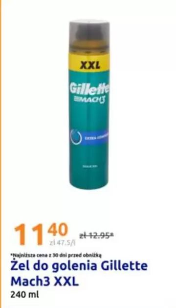 Żel do golenia Mach3 XXL