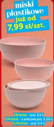 Miski Plastikowe
