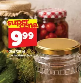 Słoik 720 ml z wieczkiem 6 szt.