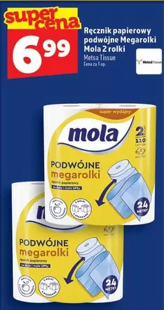 Ręcznik papierowy podwójne Megarolki Mola 2 rolki
