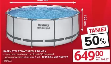 BASEN STELAŻOWY STEEL PRO MAX 440903