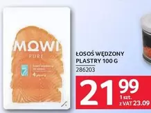 ŁOŚOS WĘDZONY PLASTRY 100 G 286203