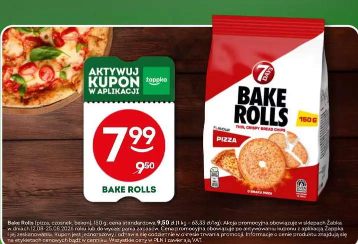 Bake Rolls Pizza