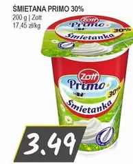 Śmietana Primo 30%