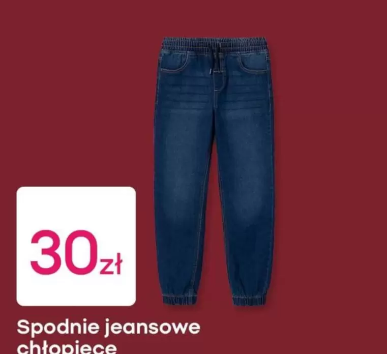 Spodnie jeansowe chłopięce