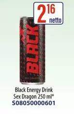 Black -  Energy Drink Sex Dragon 250 ml* S08050000601