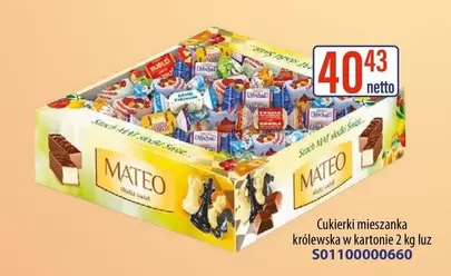 Cukierki mieszanka królewska w kartonie 2 kg luz S01100000660
