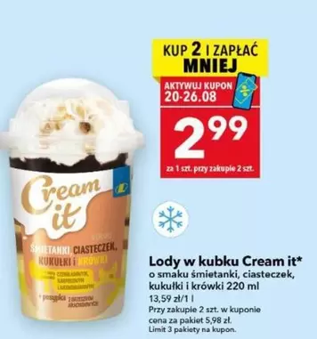 It - Lody w kubku