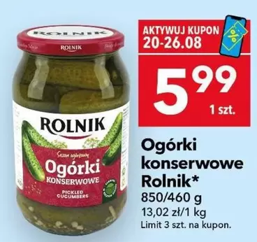 Ogórki konserwowe