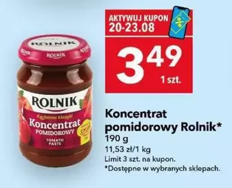 Koncentrat pomidorowy