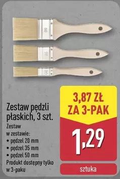 Mm - Zestaw pędzli płaskich