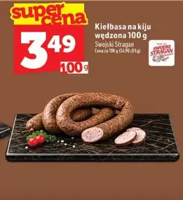 Kiełbasa na kiju wędzona