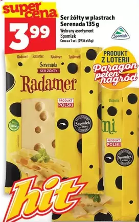 Mi - Ser żółty w plastrach