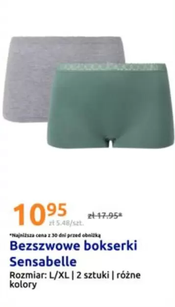 Bezszwowe bokserki