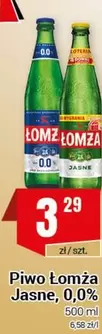 Piwo Łomża Jasne, 0,0%