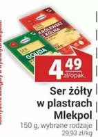 Ser żółty w plastrach
