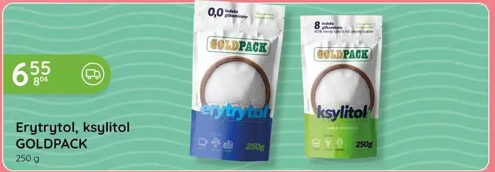 Erytrytol, ksylitol