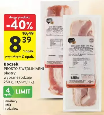 Prosto - Boczek PROSTO Z WĘDLINIARNI