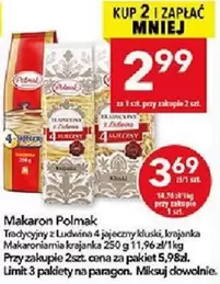 Makaron Polmak Tradycyjny z Ludwiną 4 jajeczny kluski