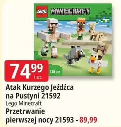 Lego - Atak Kurzego Jeźdźca na Pustyni 21592 Minecraft Przetrwanie pierwszej nocy 21593