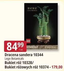 Lego - Dracena sandera 10344 / Bukiet róż 10328 / Bukiet różowych róż 10374