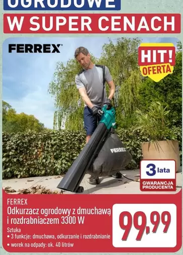 Ok - Odkurzacz ogrodowy z dmuchawą i rozdrabniaczem 3300 W