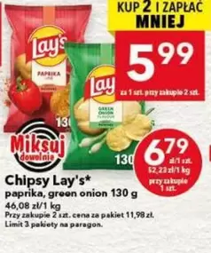 Lay'S - Chipsy Paprika, Green Onion